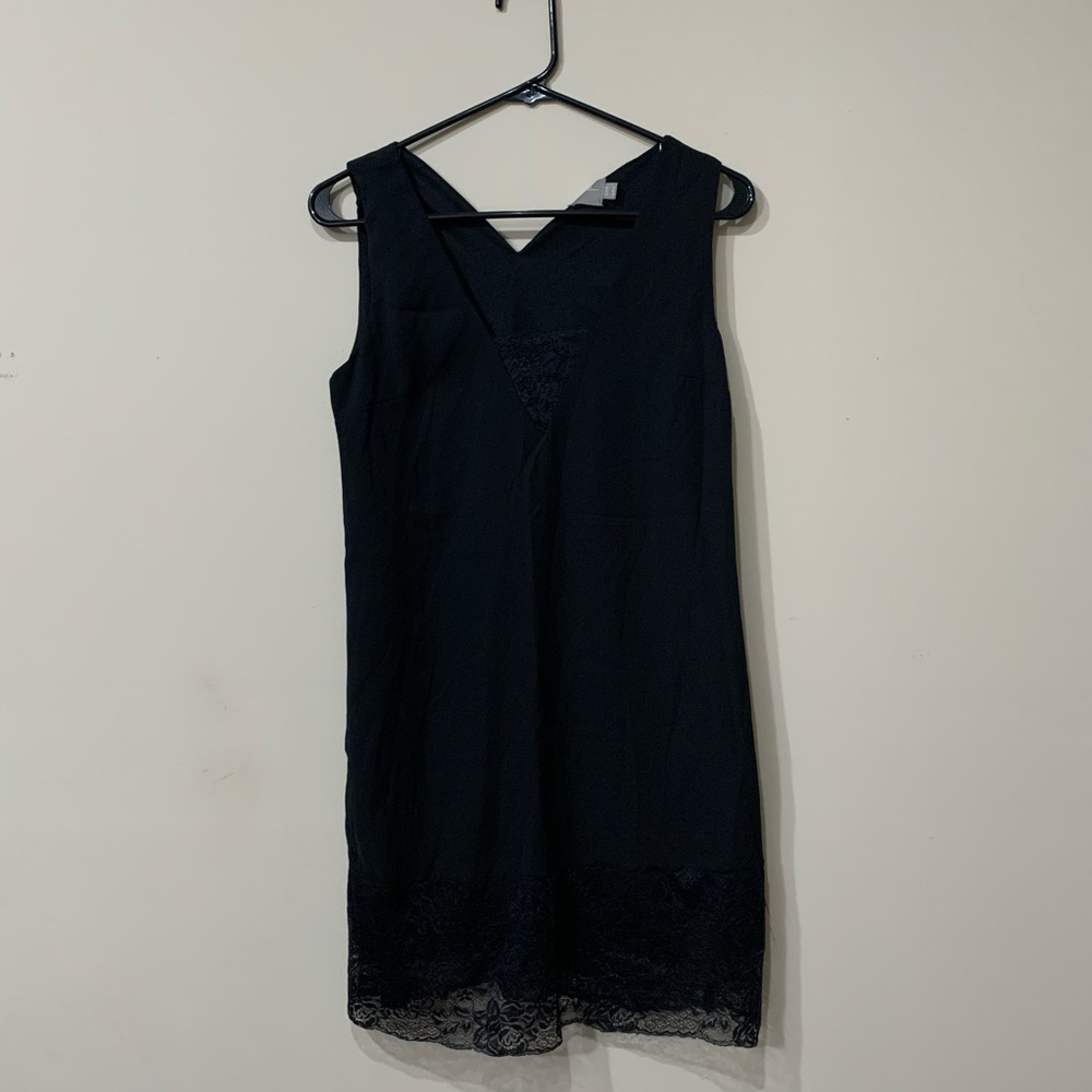 Asos lace detailed slip dress
